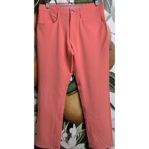 Footjoy FJ Size 32 Inseam 30 Coral Golf Pants